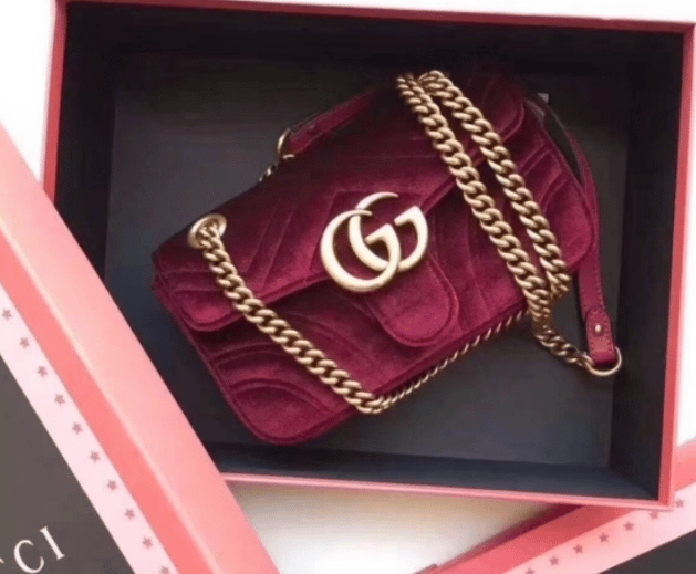 Burgundy 2025 designer handbag